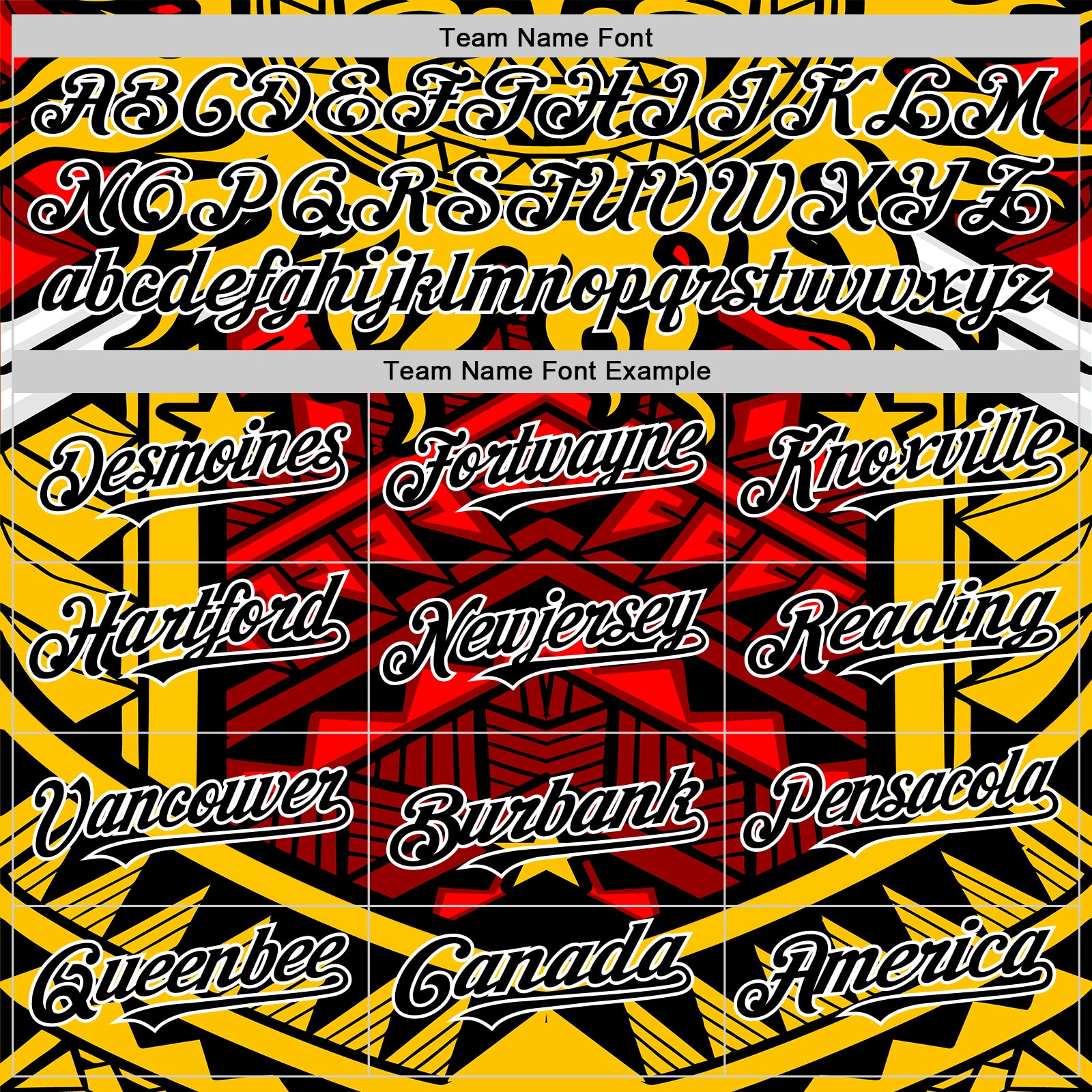 Custom Yellow Black Red-White 3D Pattern Design Rave Party Tribal Authentic Baseball Jersey