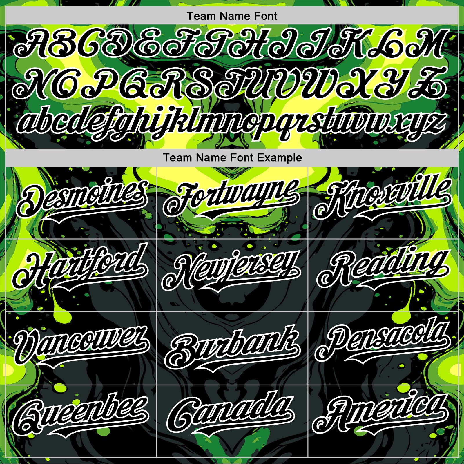 Custom Black Green-White 3D Pattern Design Rave Party Poison Liquid Authentic Baseball Jersey