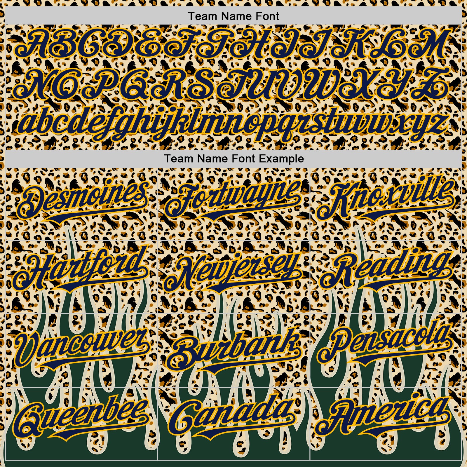 Custom Cream Navy-Gold 3D Pattern Design Rave Party Animal Leopard Print Authentic Baseball Jersey