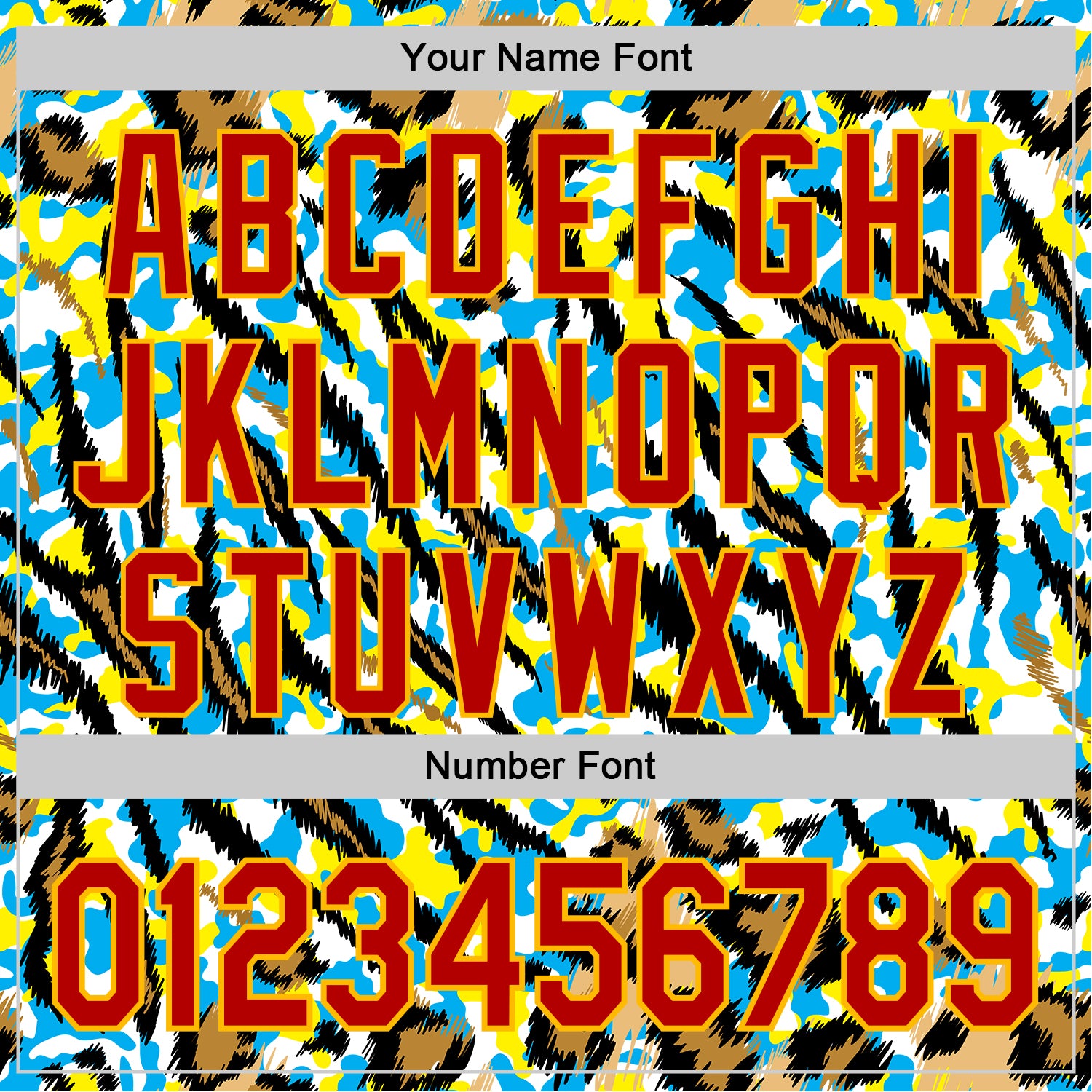 Custom White Red-Gold 3D Pattern Design Rave Party Animal Tiger And Leopard Print Authentic Baseball Jersey