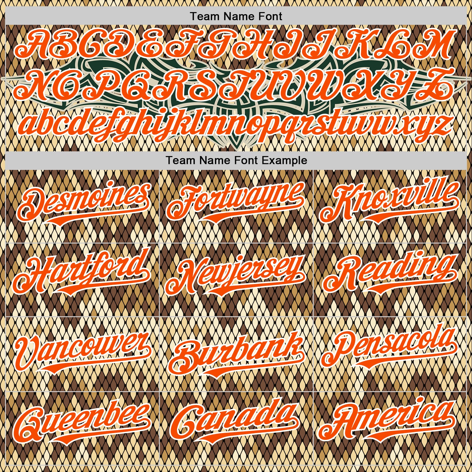 Custom Black Orange-White 3D Pattern Design Rave Party Animal Snake Python Print Authentic Baseball Jersey