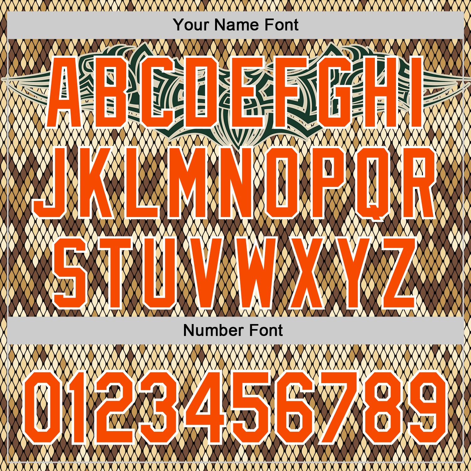 Custom Black Orange-White 3D Pattern Design Rave Party Animal Snake Python Print Authentic Baseball Jersey