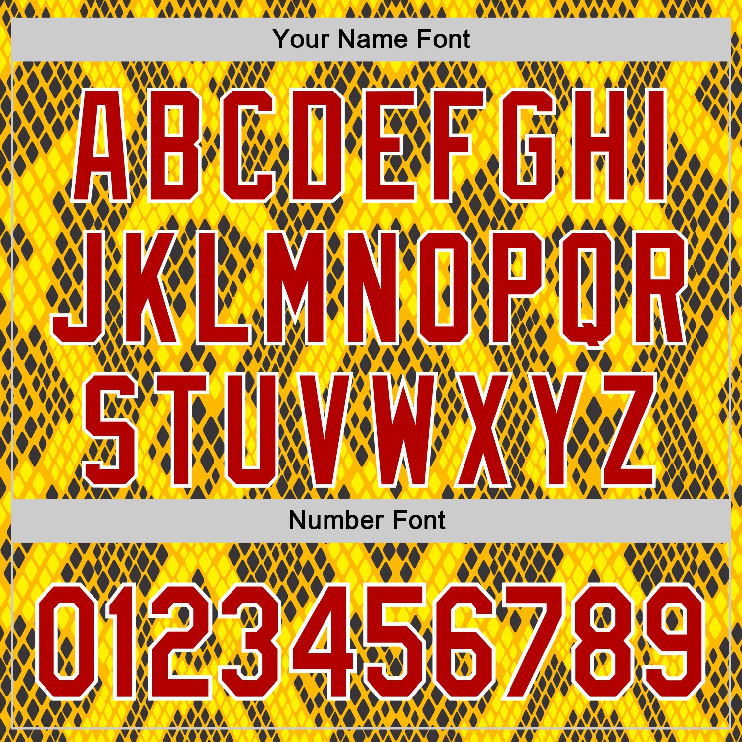 Custom Yellow Red Black-White 3D Pattern Design Rave Party Animal Snake Python Print Authentic Baseball Jersey