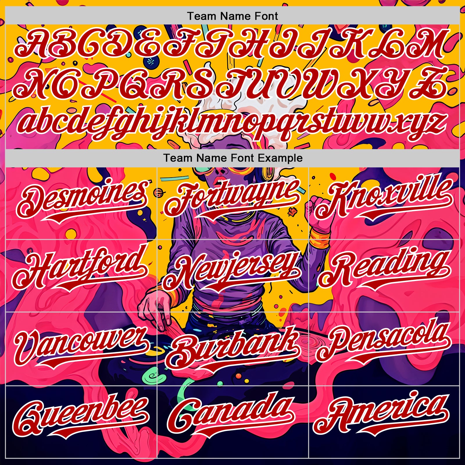 Custom Gold Red-White 3D Pattern Design Rave Party Trippy Disco Authentic Baseball Jersey