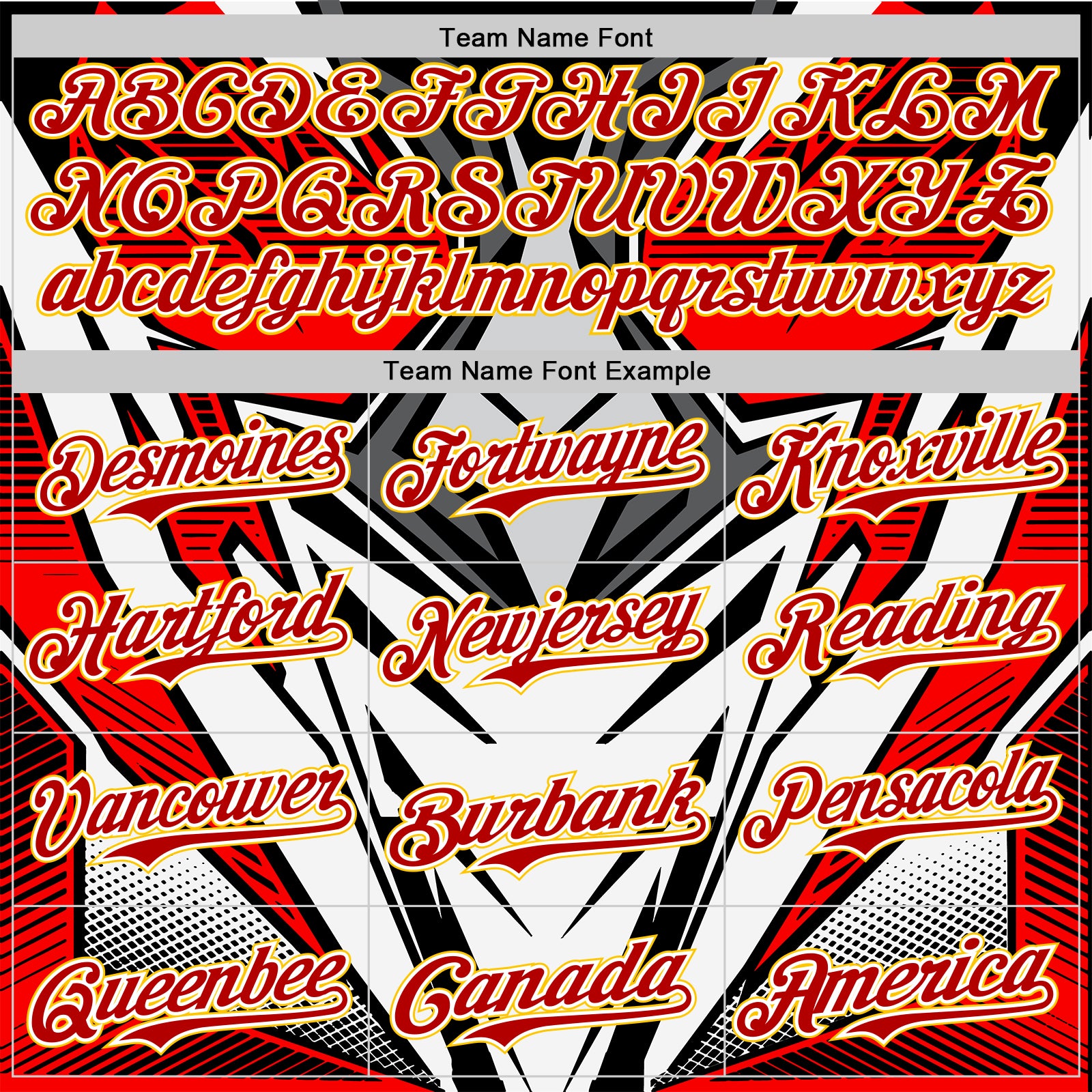 Custom White Red Black-Yellow 3D Pattern Design Burner Costumes Cyber Punk Authentic Baseball Jersey