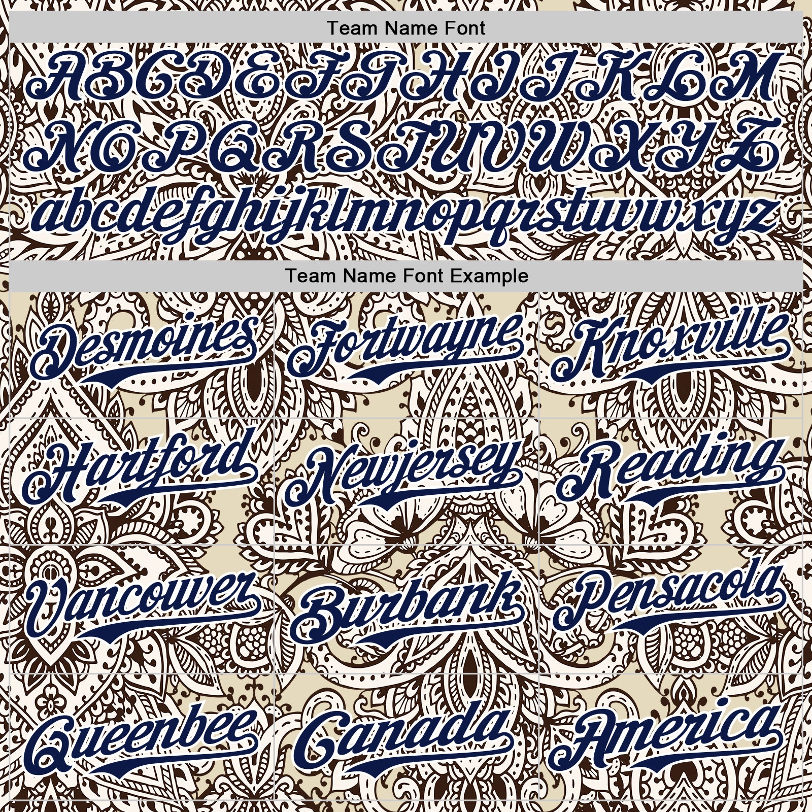 Custom Cream Navy-White 3D Pattern Design Burner Costumes Paisley Bandana Authentic Baseball Jersey