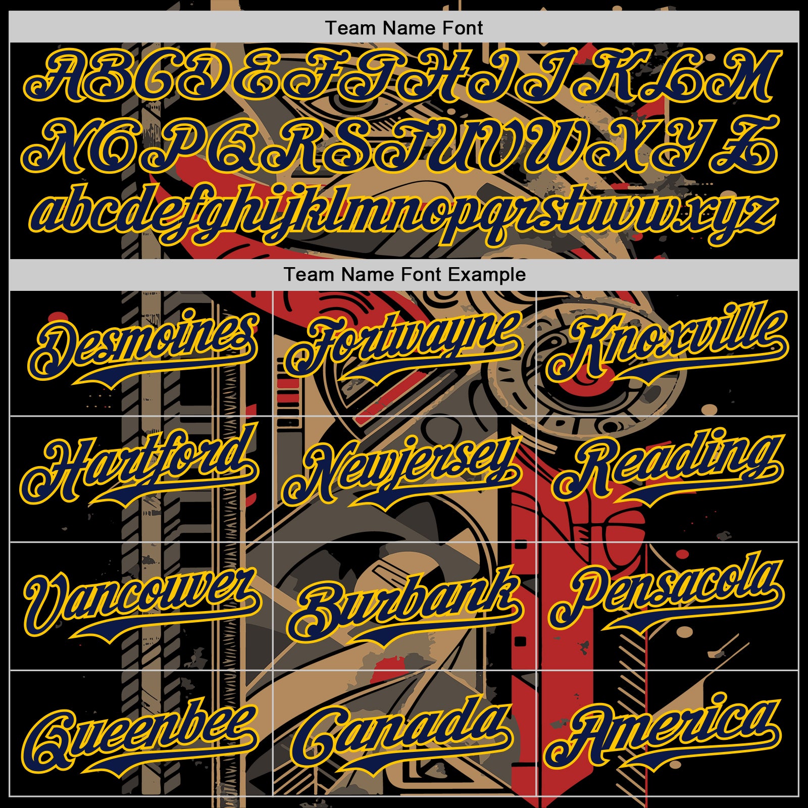 Custom Black Navy-Yellow 3D Pattern Design Burner Costumes Abstract Shape Authentic Baseball Jersey