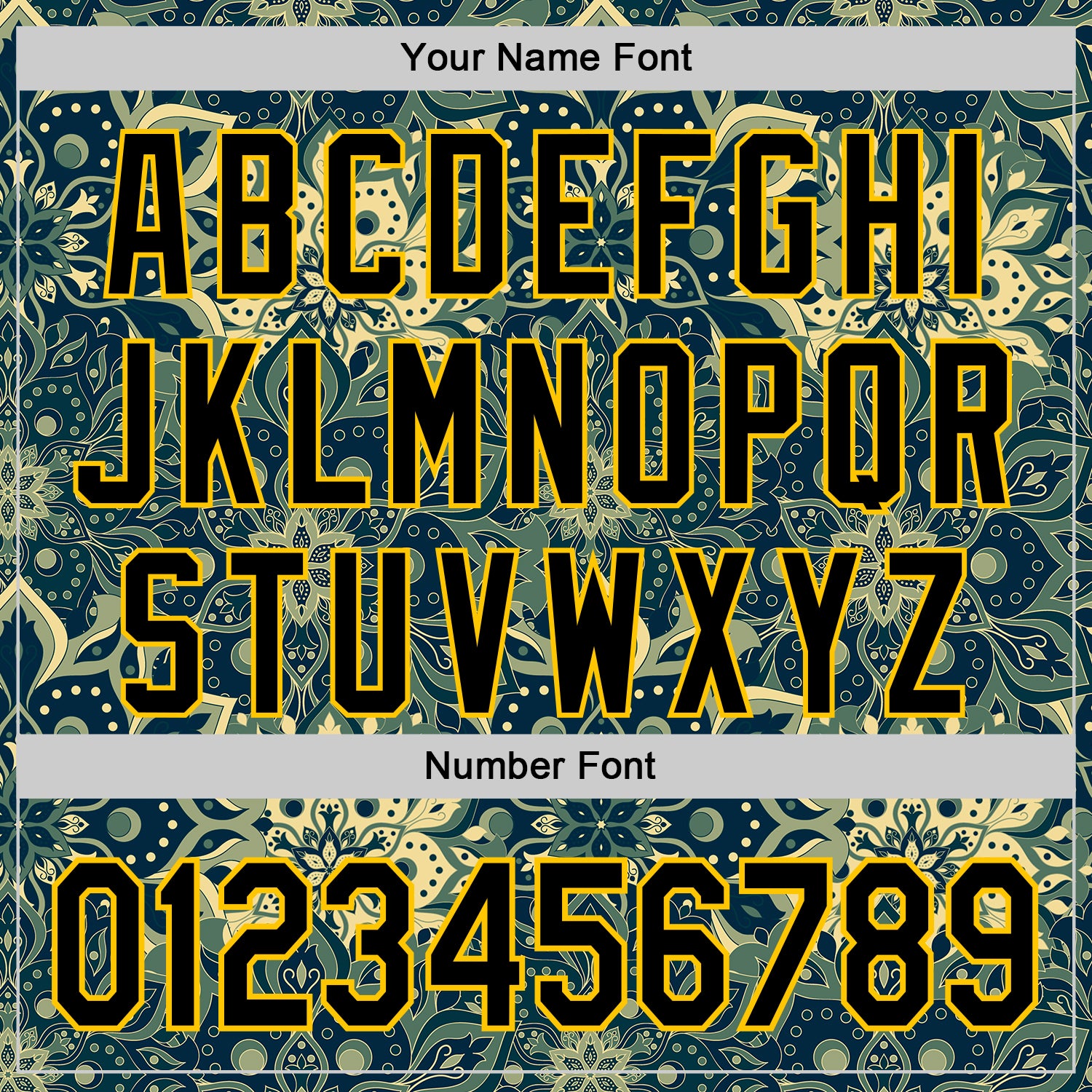 Custom Green Black-Yellow 3D Pattern Design Burner Costumes Paisley Bandana Authentic Baseball Jersey