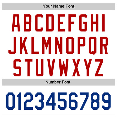 Custom White Royal-Red 3D American Flag Authentic Baseball Jersey