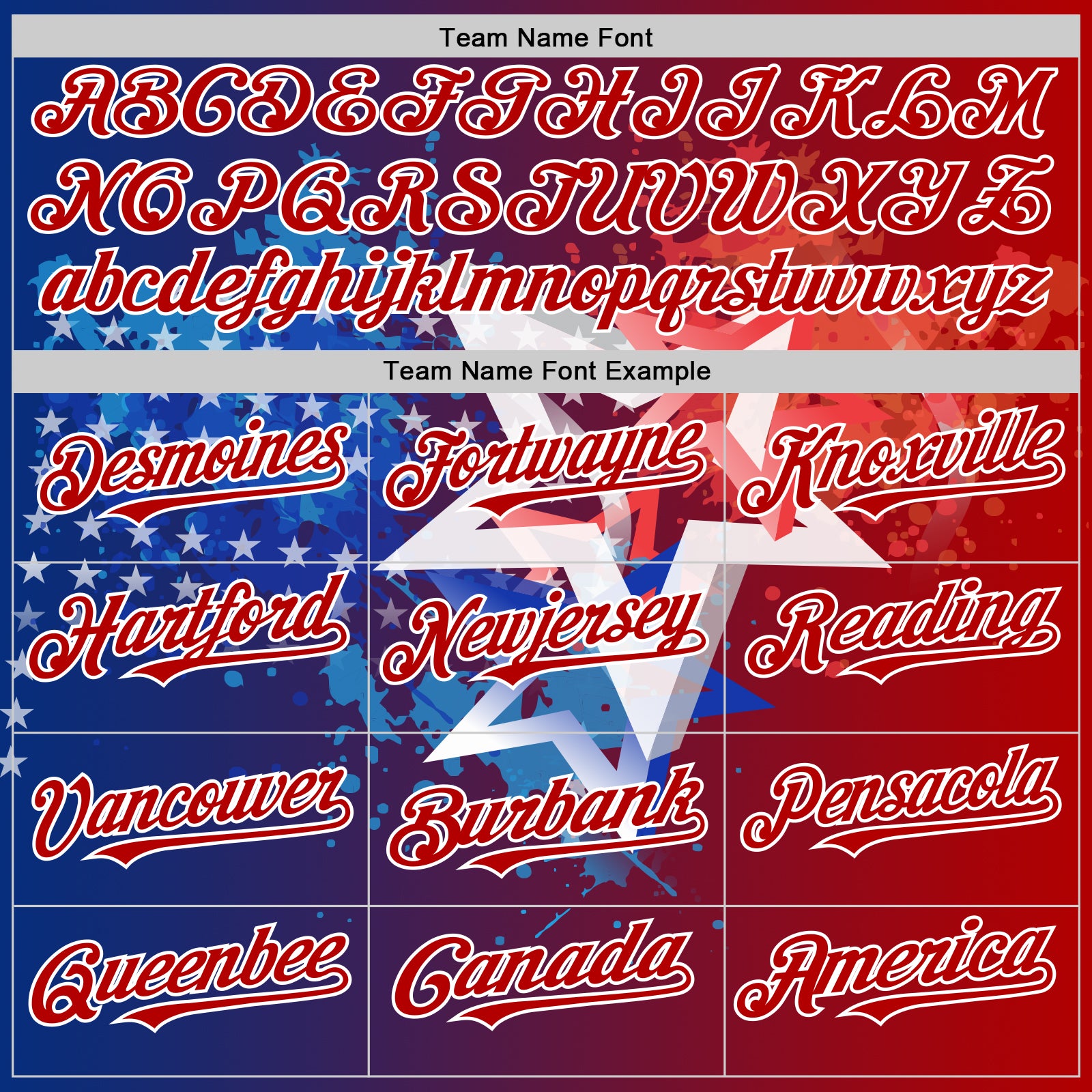 Custom Red Royal-White 3D Gradient American Flag America-Inspired Authentic Baseball Jersey