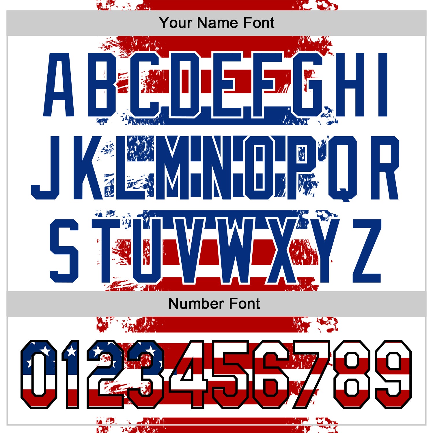 Custom White USA Flag Red Royal-Black 3D Gradient Retro Stripe American Flag Authentic Baseball Jersey