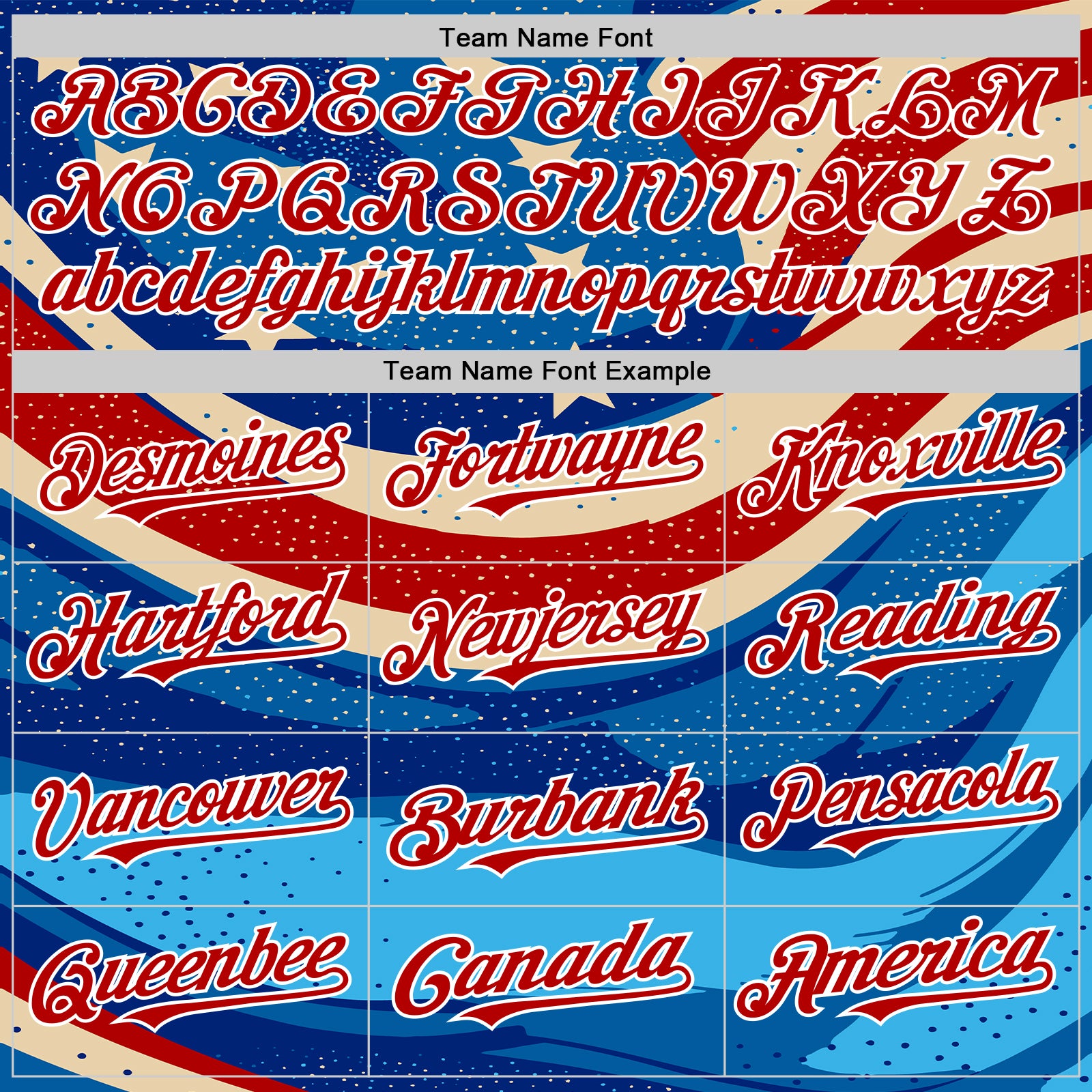 Custom Blue Royal Red-White 3D Retro American Flag Authentic Baseball Jersey