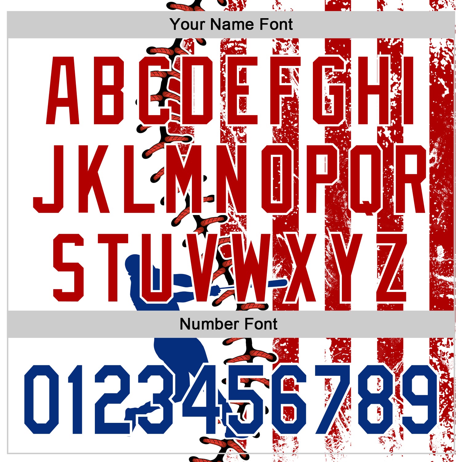 Custom White Royal-Red 3D American Flag Authentic Baseball Jersey