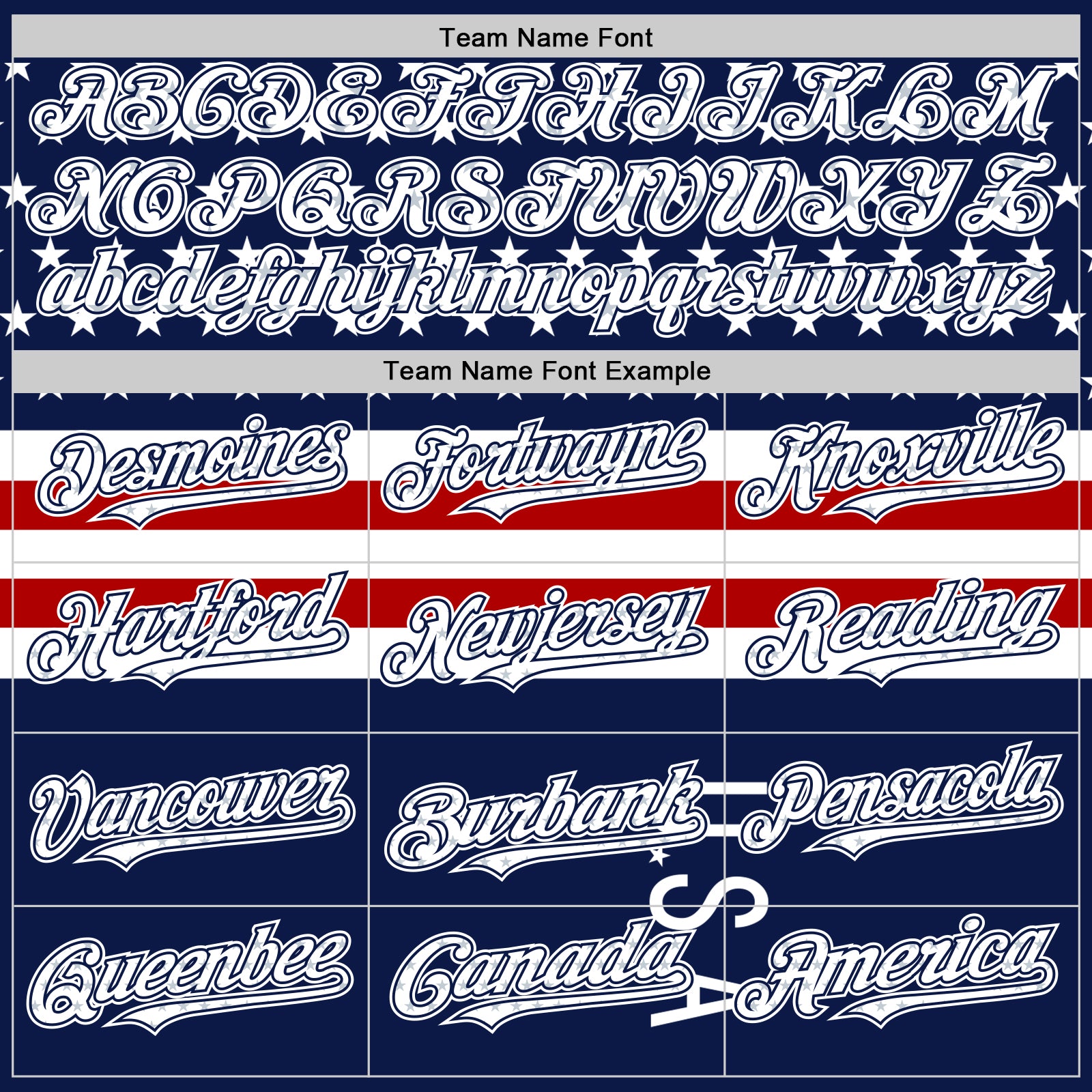 Custom Navy Star Red-White 3D American Flag Authentic Baseball Jersey