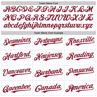 Custom White Crimson Pinstripe Crimson 3D Pattern Design New York Cityscape Authentic Baseball Jersey