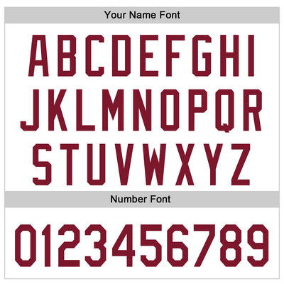 Custom White Crimson Pinstripe Crimson 3D Pattern Design New York Cityscape Authentic Baseball Jersey