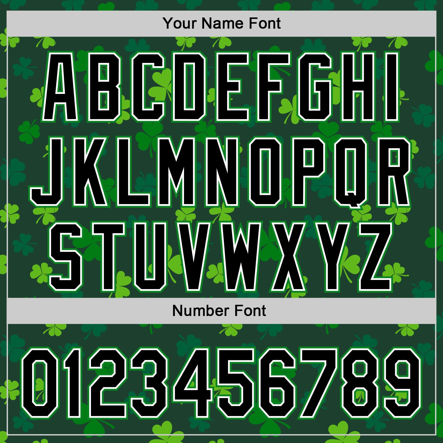 Custom Black White-Grass Green 3D Pattern Design Boston Cityscape Shamrock Authentic St. Patrick's Day Baseball Jersey