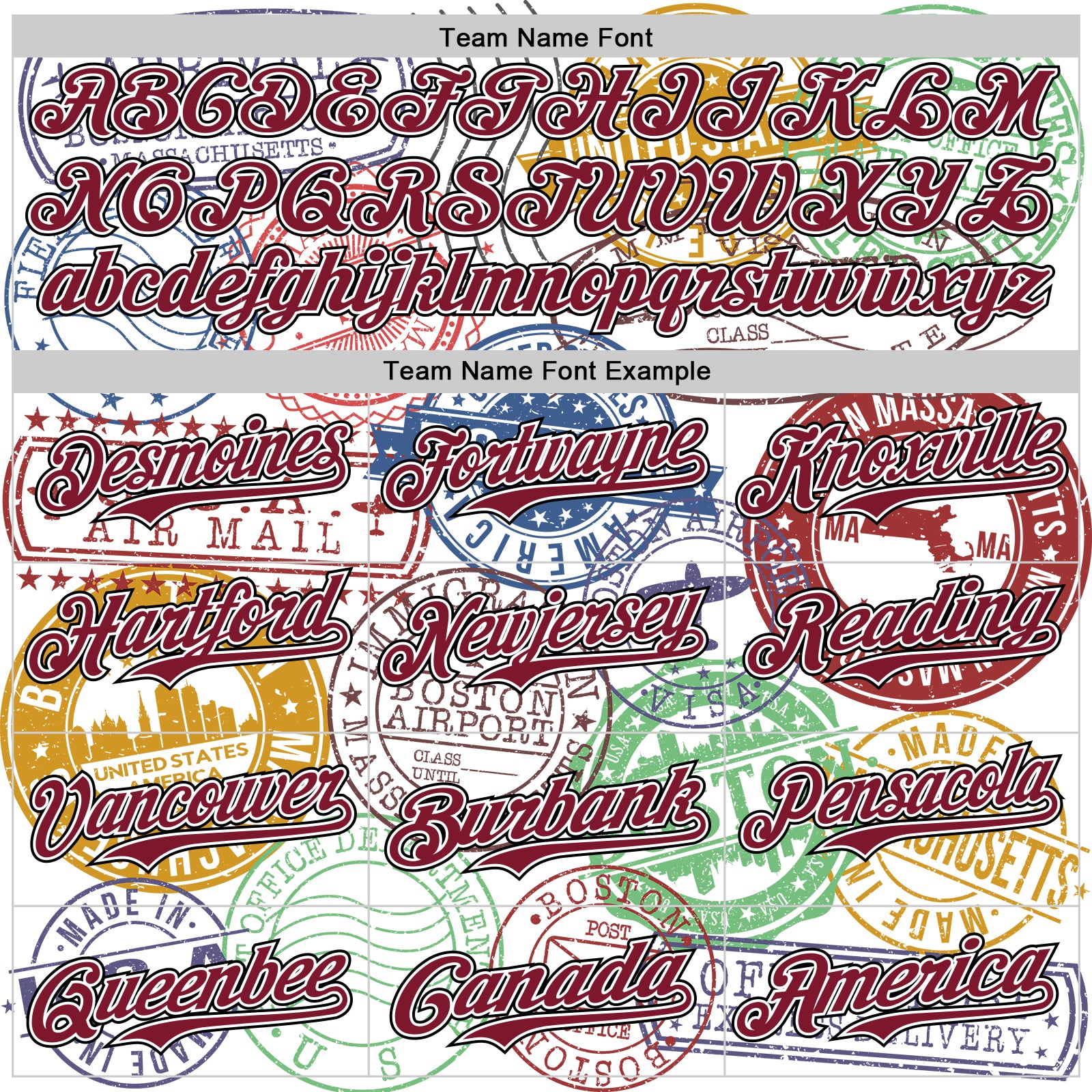 Custom White Crimson-Black 3D Pattern Design Boston Cityscape Stamp Authentic Baseball Jersey