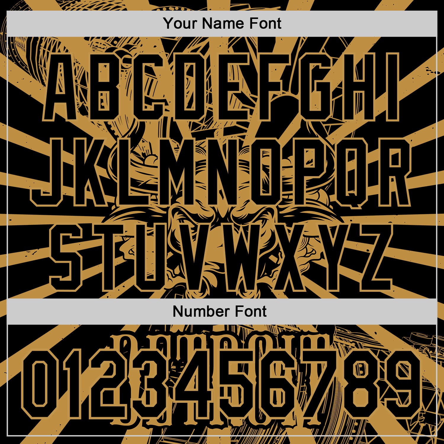 Custom Black Old Gold 3D Pattern Design Detroit Cityscape Steampunk Engine Bull Authentic Baseball Jersey