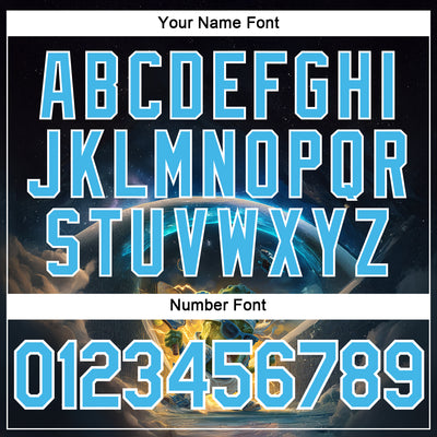 Custom Blue Sky Blue-White 3D Funny Pickleball Paddles Balls Performance T-Shirt