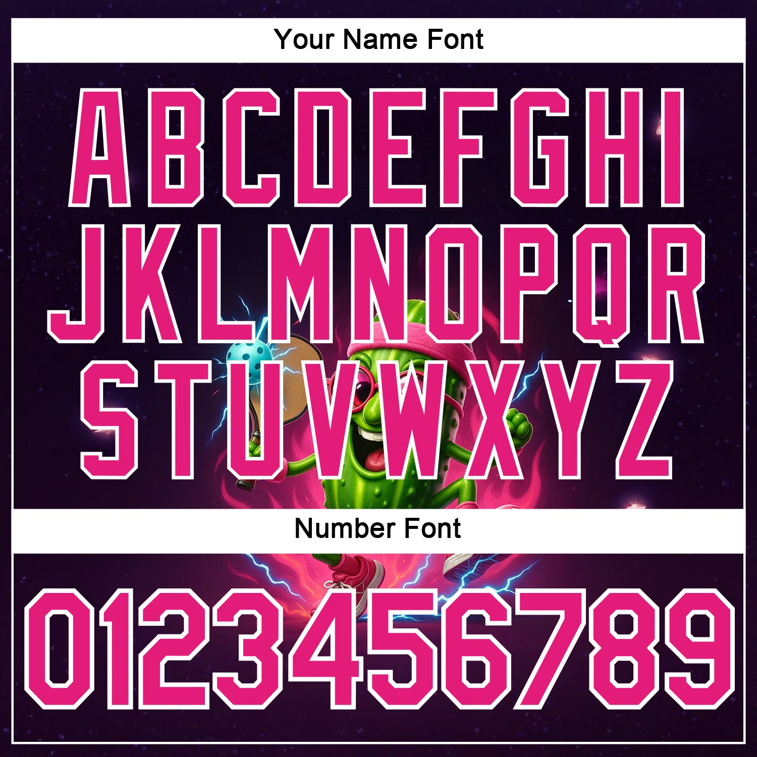 Custom Blue Hot Pink-White 3D Funny Pickleball Paddles Balls Lighting Performance T-Shirt