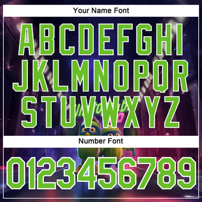 Custom Dark Purple Aurora Green-White 3D Funny Pickleball Paddles Performance T-Shirt