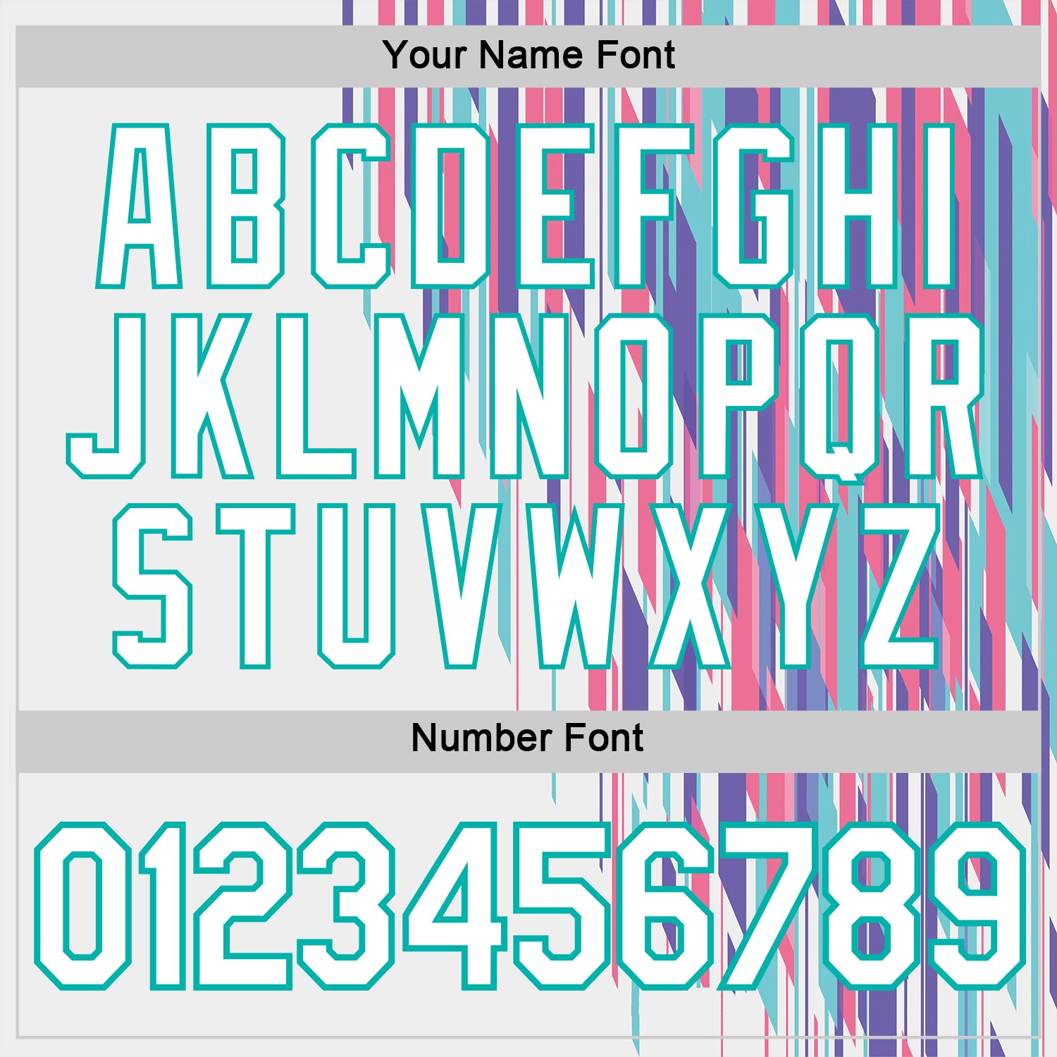 Custom White Aqua 3D Pattern Design Stripe Sportswear Performance T-Shirt