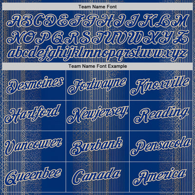 Custom Blue Royal-City Cream 3D Pattern Design Brazil Sportswear Performance T-Shirt