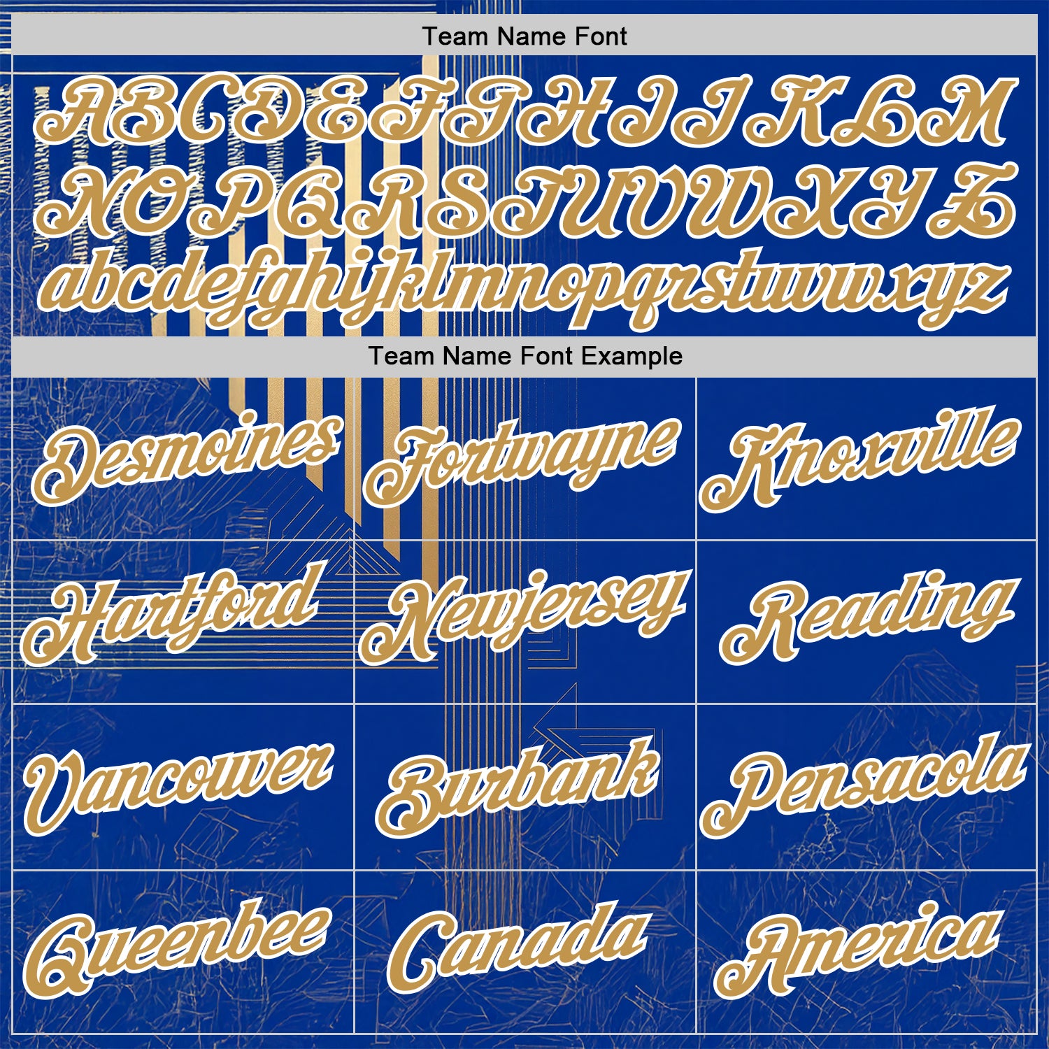 Custom Blue Old Gold-White 3D Pattern Design Brazil Stripe Sportswear Performance T-Shirt