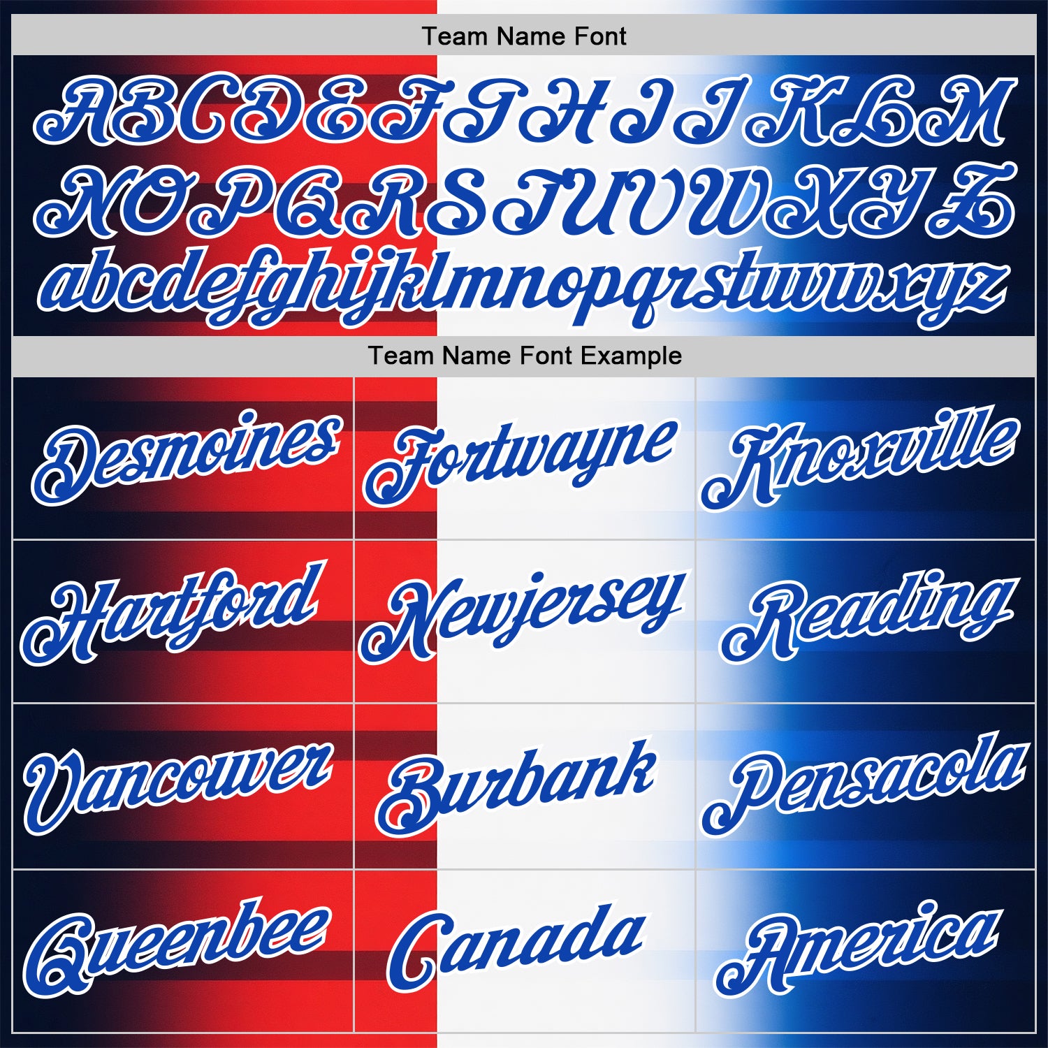 Custom White Thunder Blue-Red 3D Pattern Design USA Gradient Sportswear Performance T-Shirt