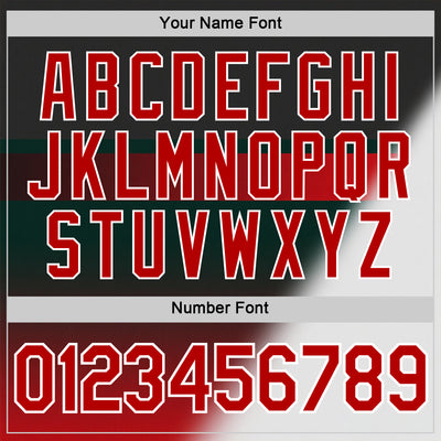 Custom Black Red-White 3D Pattern Design Gradient Sportswear Performance T-Shirt