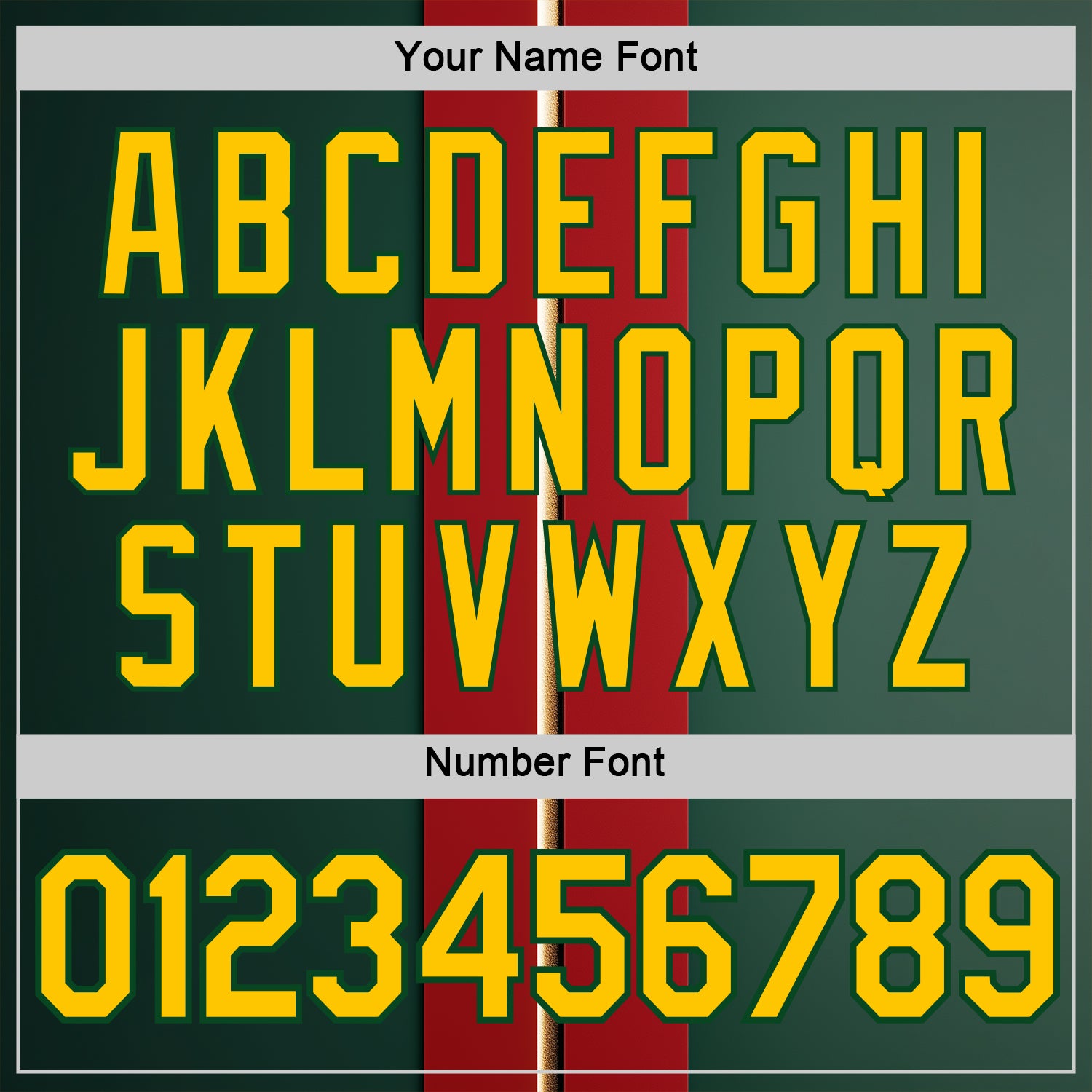 Custom Green Yellow-Red 3D Pattern Design Mexico Portugal Sportswear Performance T-Shirt