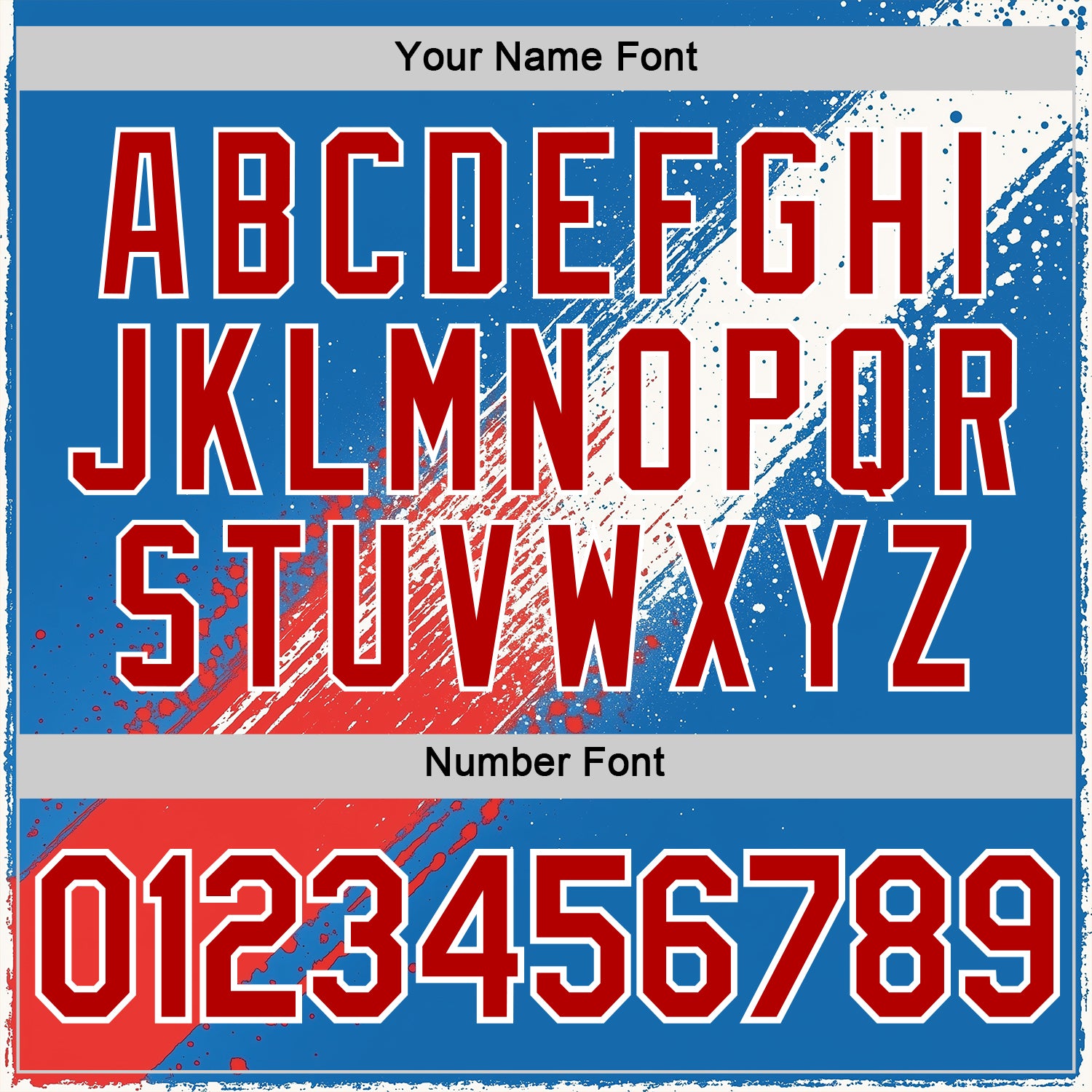 Custom Blue Red-White 3D Pattern Design USA Cuba Sportswear Performance T-Shirt