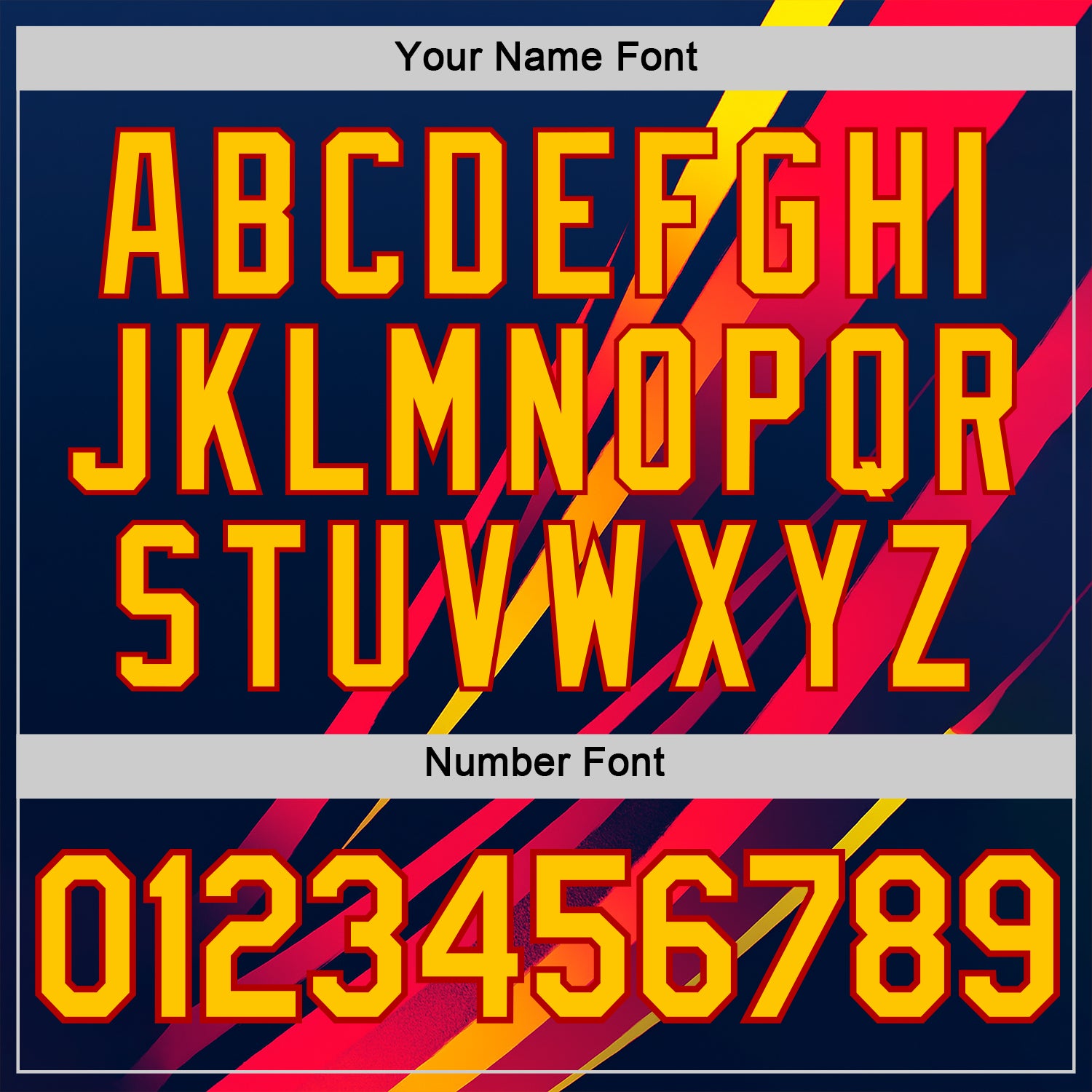 Custom Blue Yellow-Red 3D Pattern Design Gradient Line Sportswear Performance T-Shirt