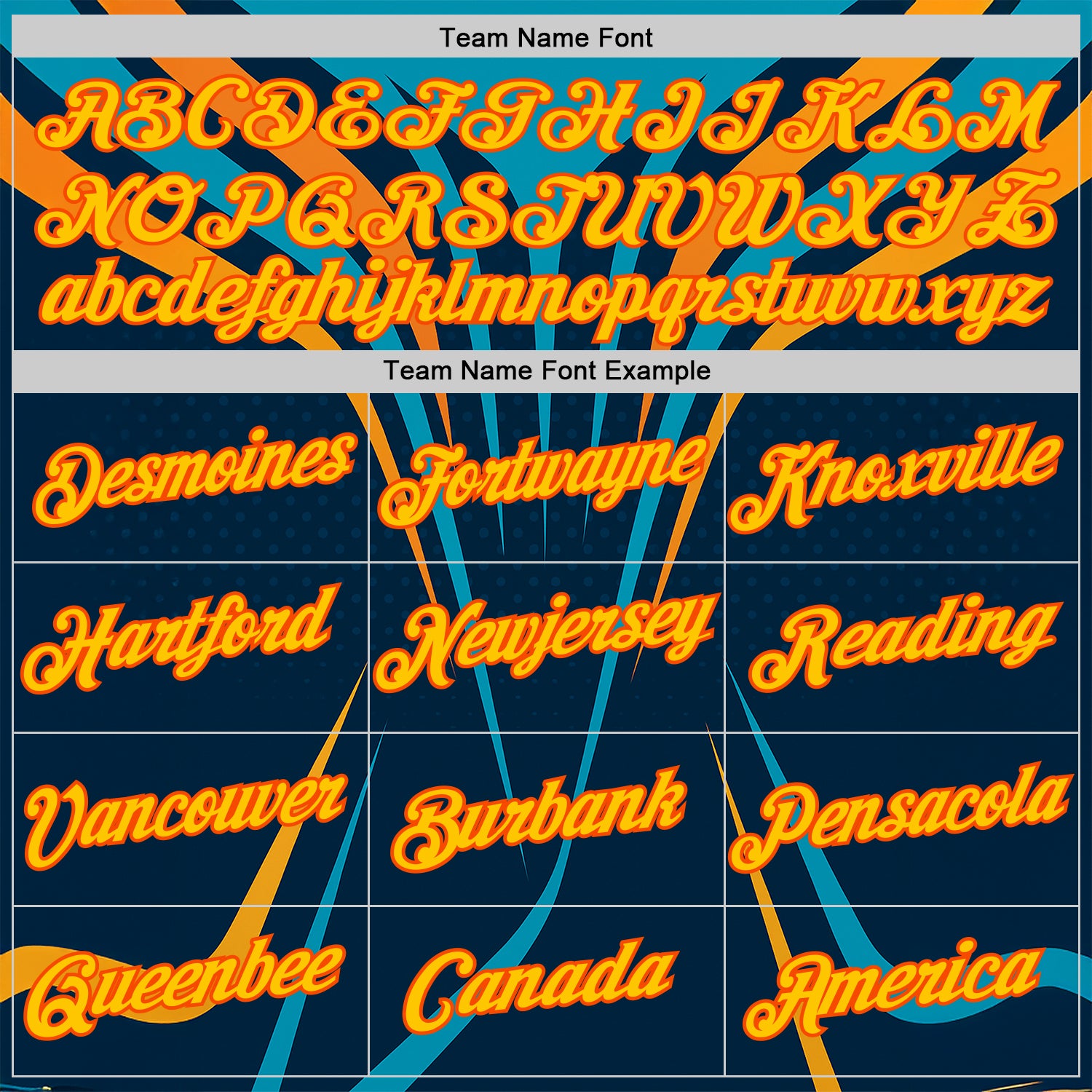 Custom Blue Yellow-Orange 3D Pattern Design Line Sportswear Performance T-Shirt