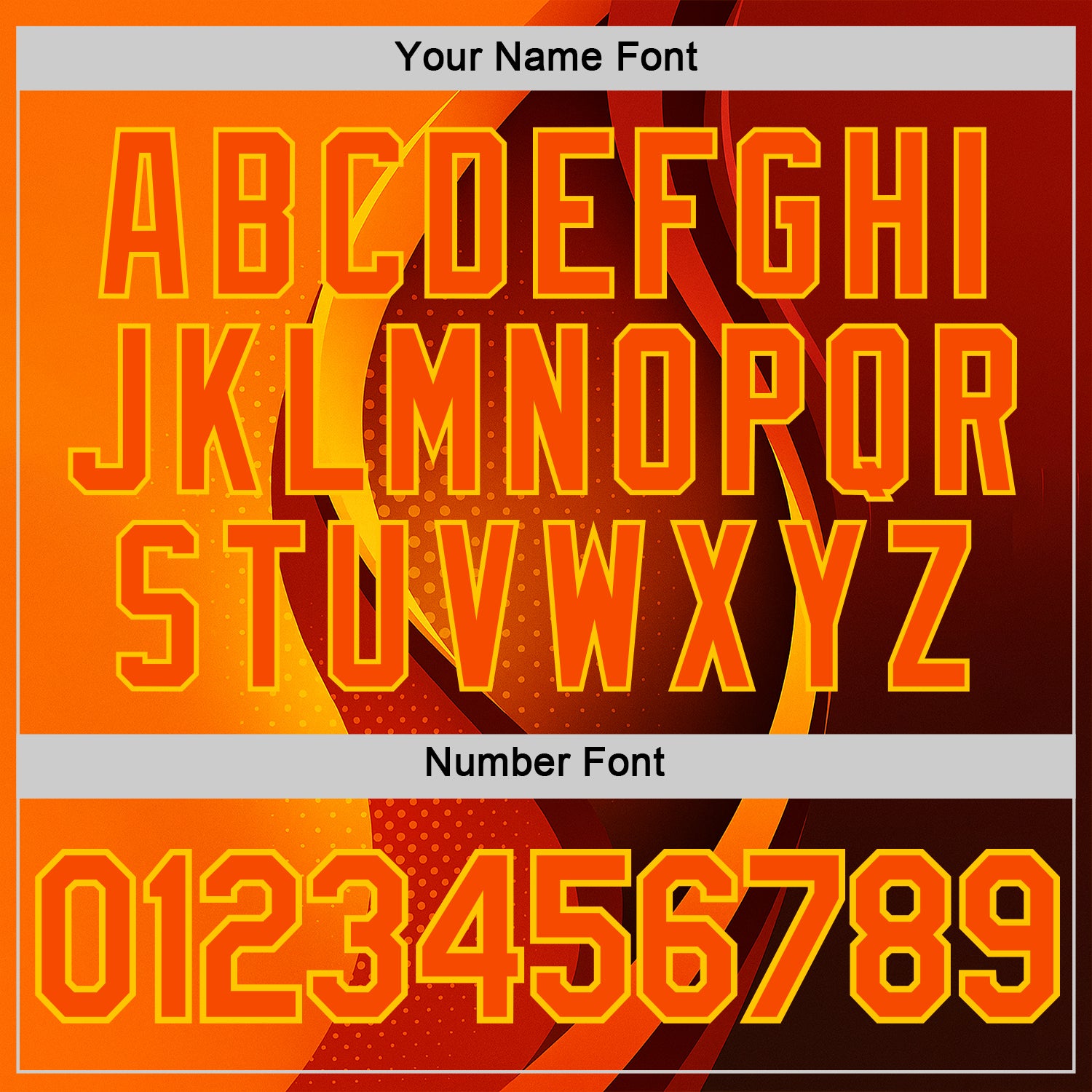 Custom Orange Yellow 3D Pattern Design Gradient Sportswear Performance T-Shirt