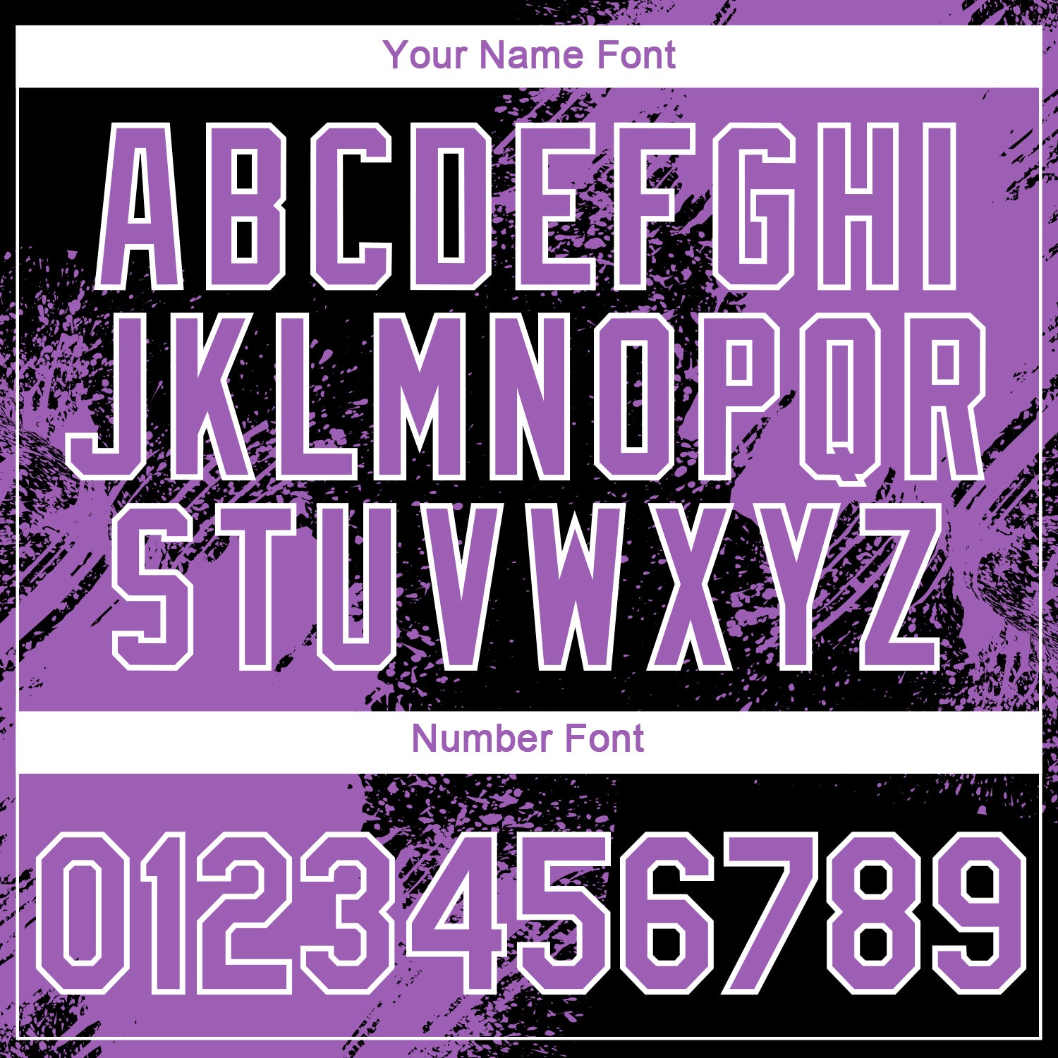 Custom Black Medium Purple-White 3D Pattern Design Abstract Brush Stroke Performance T-Shirt