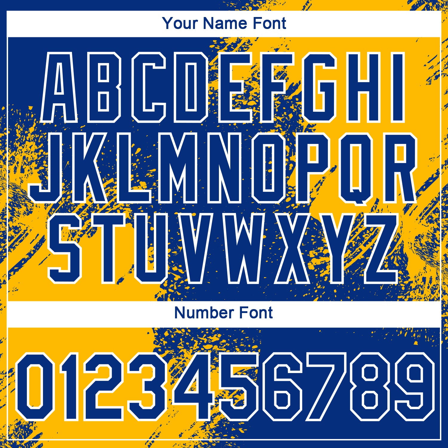 Custom Royal Gold-White 3D Pattern Design Abstract Brush Stroke Performance T-Shirt