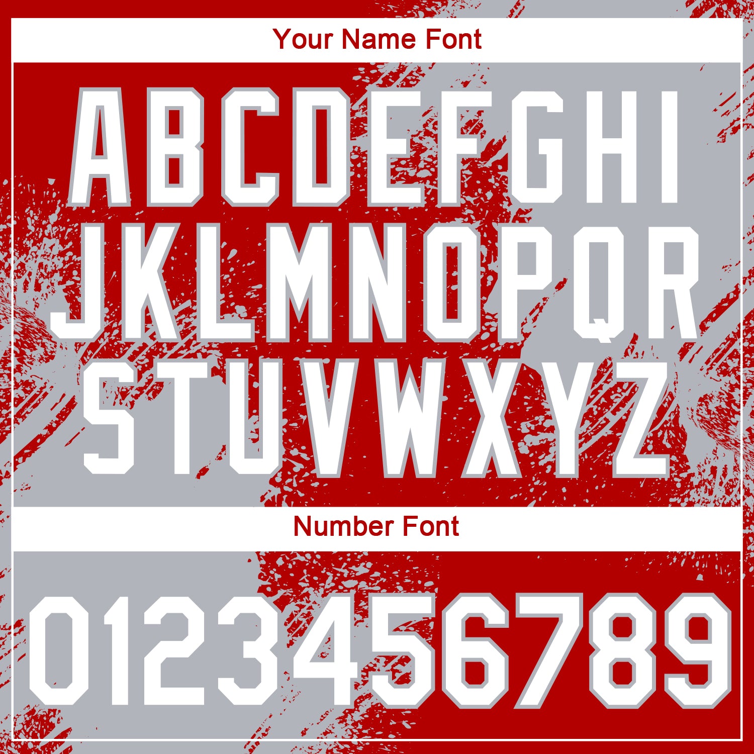 Custom Red White-Gray 3D Pattern Design Abstract Brush Stroke Performance T-Shirt