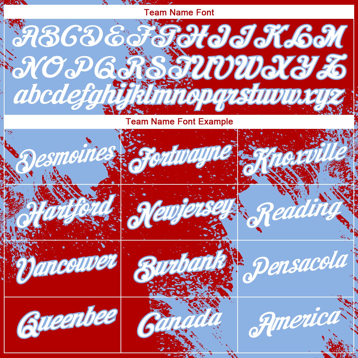 Custom Red White-Light Blue 3D Pattern Design Abstract Brush Stroke Performance T-Shirt