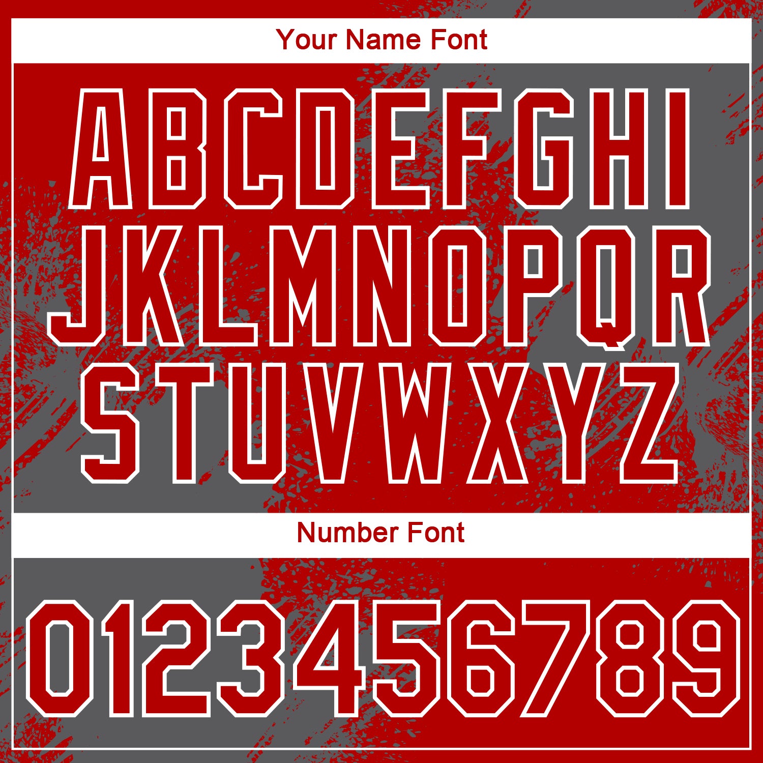 Custom Red Steel Gray-White 3D Pattern Design Abstract Brush Stroke Performance T-Shirt