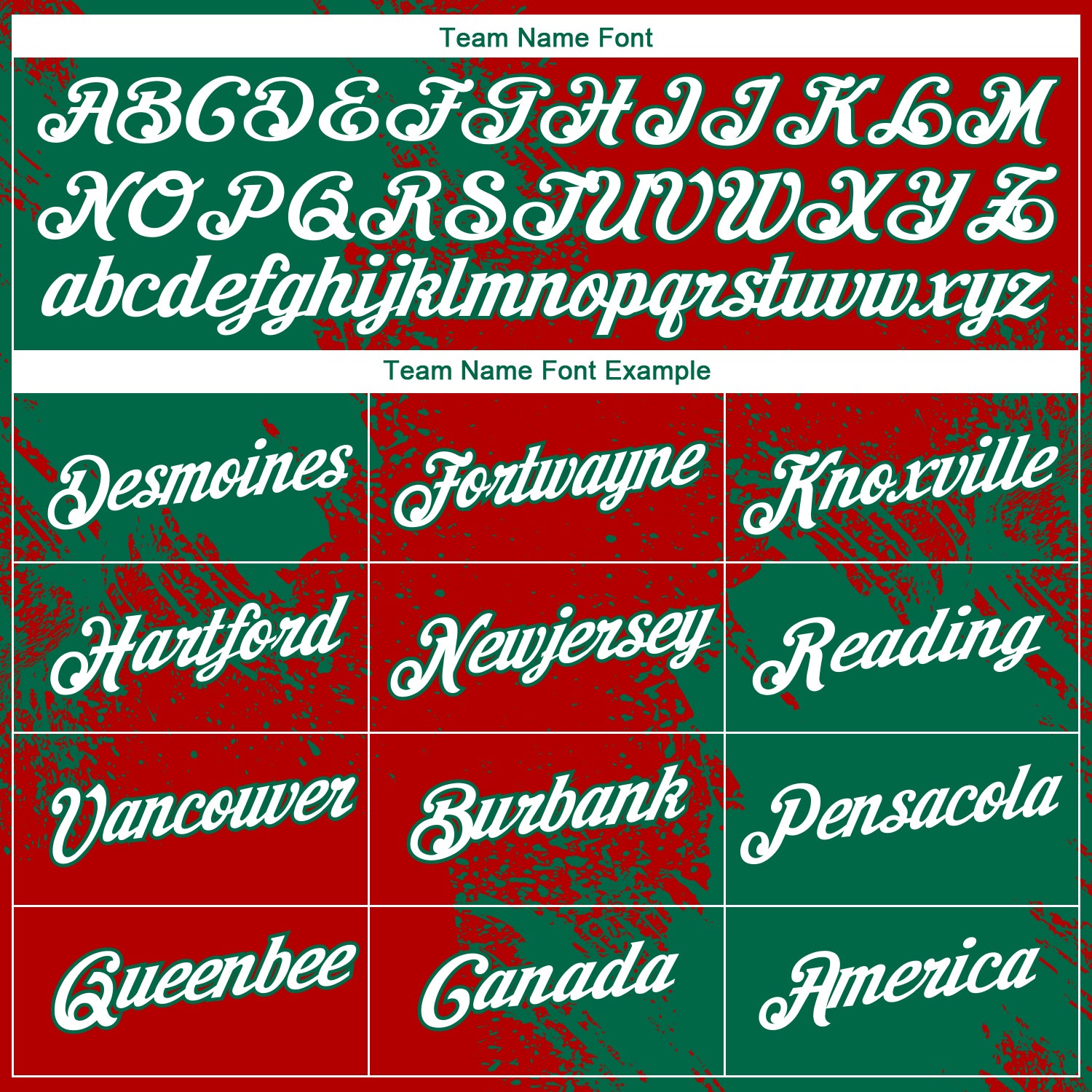 Custom Red White-Kelly Green 3D Pattern Design Abstract Brush Stroke Performance T-Shirt