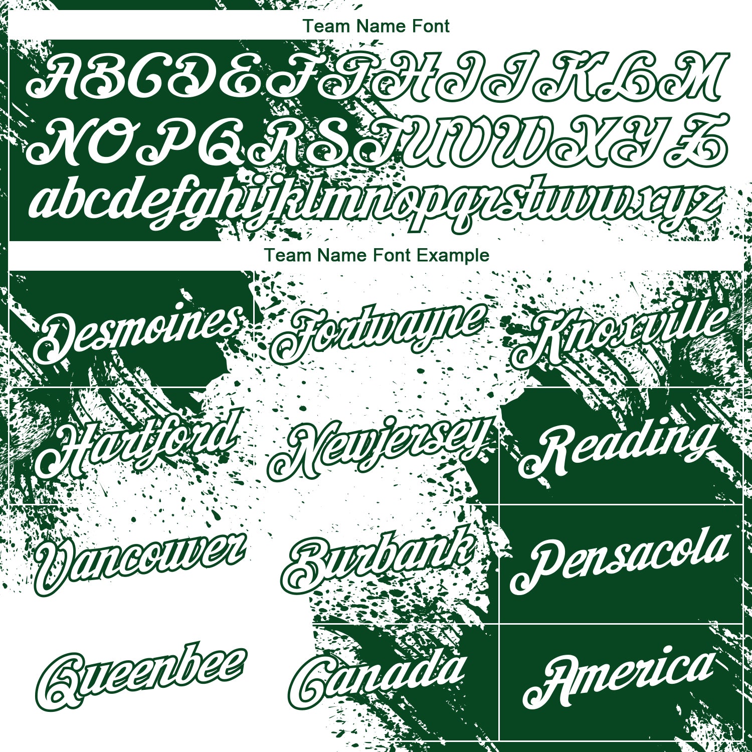 Custom White Green 3D Pattern Design Abstract Brush Stroke Performance T-Shirt