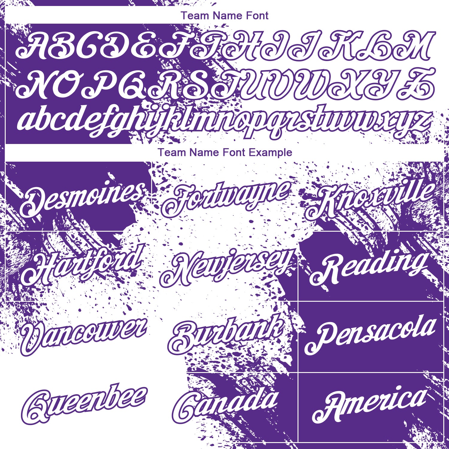 Custom White Purple 3D Pattern Design Abstract Brush Stroke Performance T-Shirt