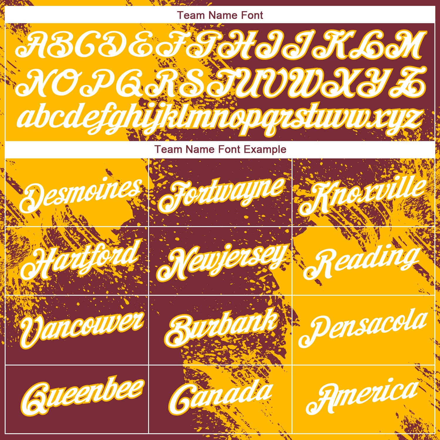 Custom Burgundy White-Gold 3D Pattern Design Abstract Brush Stroke Performance T-Shirt