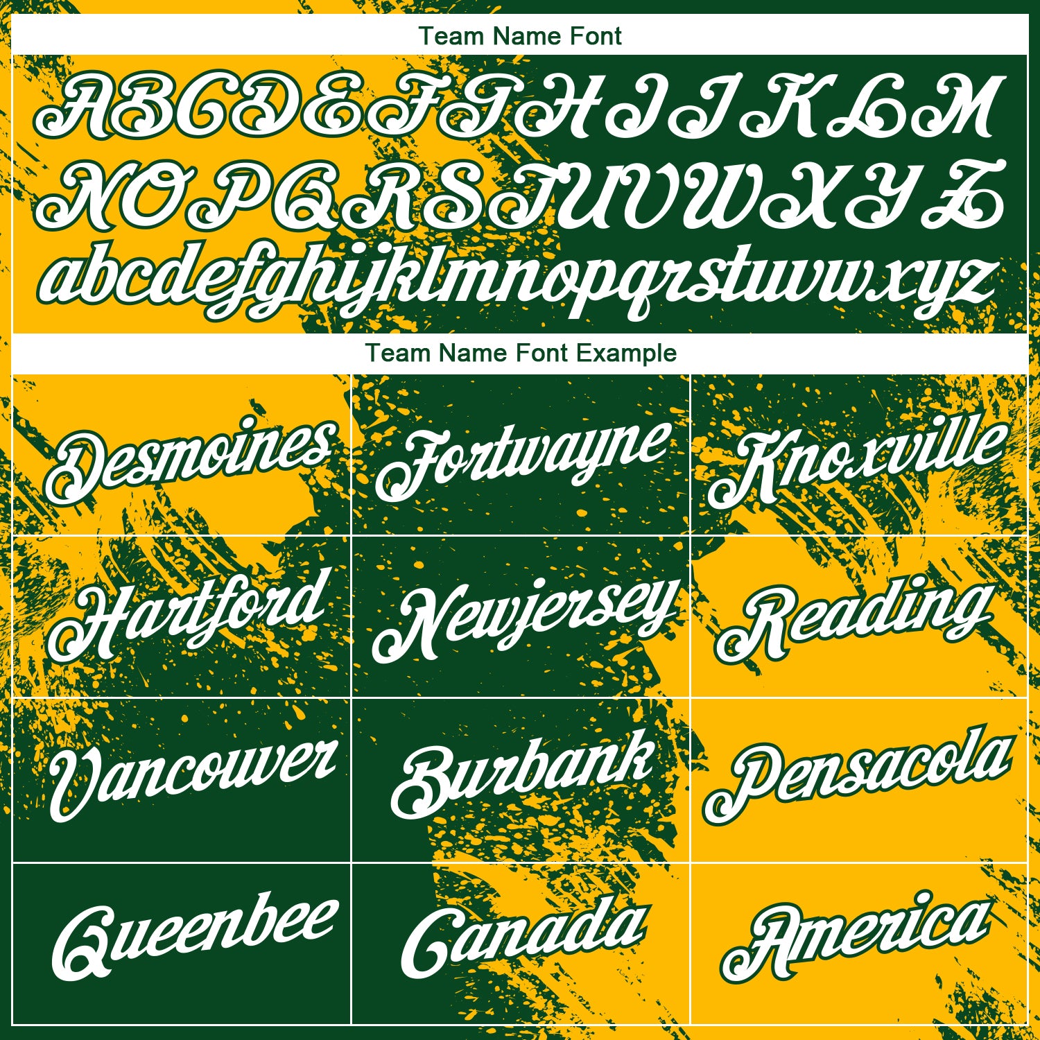 Custom Green White-Gold 3D Pattern Design Abstract Brush Stroke Performance T-Shirt