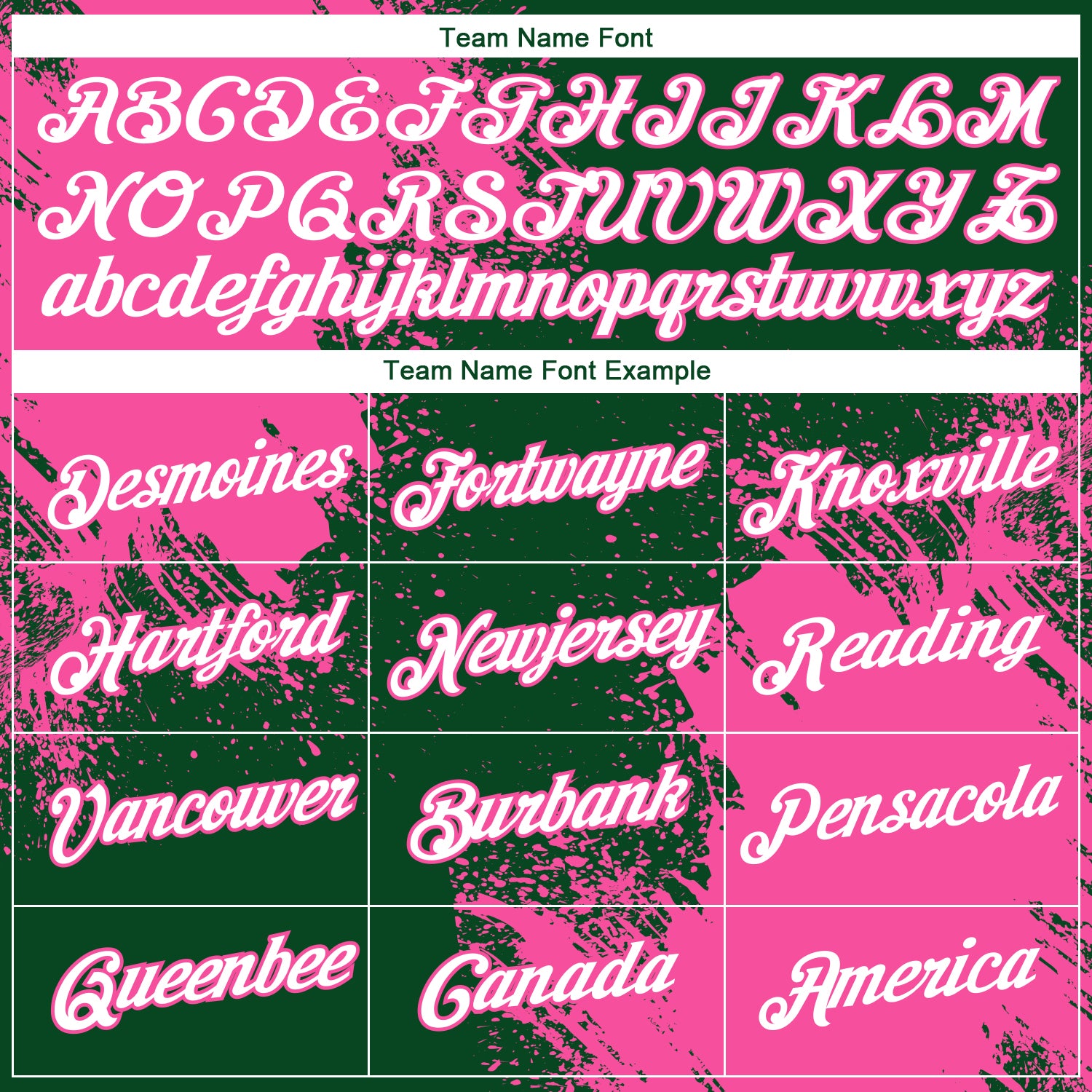 Custom Green White-Pink 3D Pattern Design Abstract Brush Stroke Performance T-Shirt