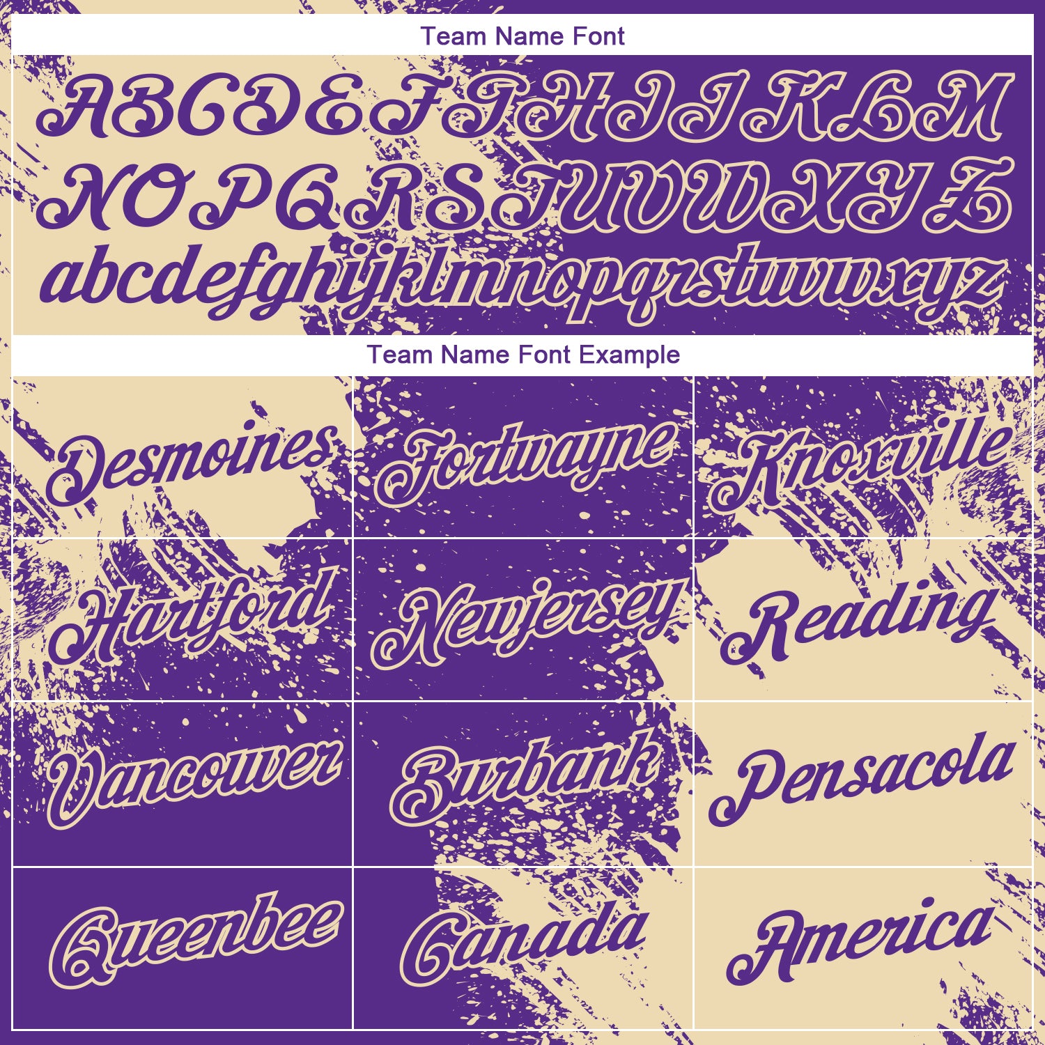 Custom Purple Cream 3D Pattern Design Abstract Brush Stroke Performance T-Shirt