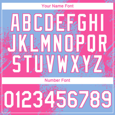 Custom Light Blue White-Pink 3D Pattern Design Abstract Brush Stroke Performance T-Shirt