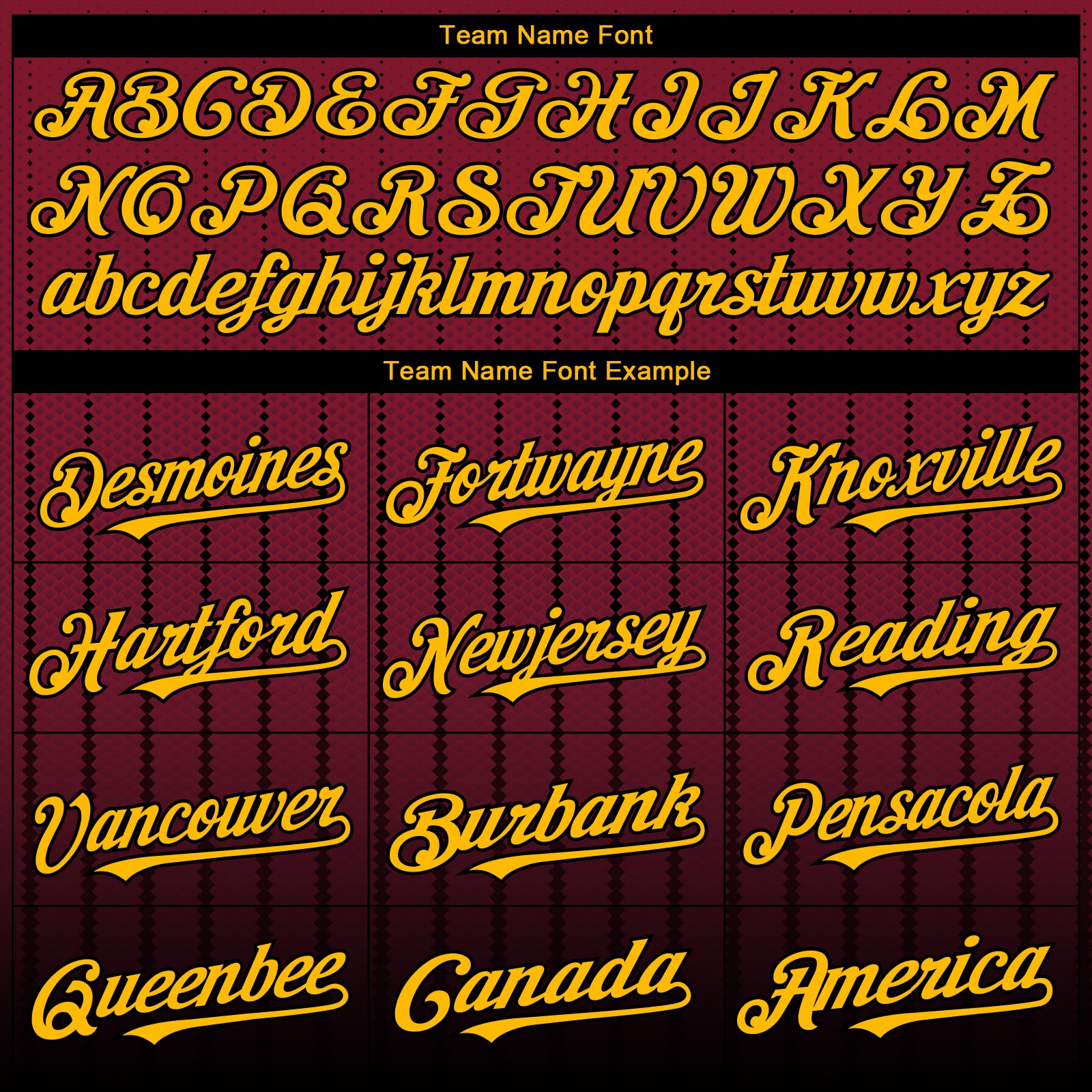 Custom Crimson Gold-Black 3D Pattern Design Gradient Geometric Shape Authentic Baseball Jersey